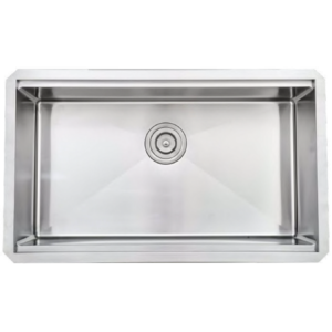 stainless steel handcrafted kitchen sink under mount