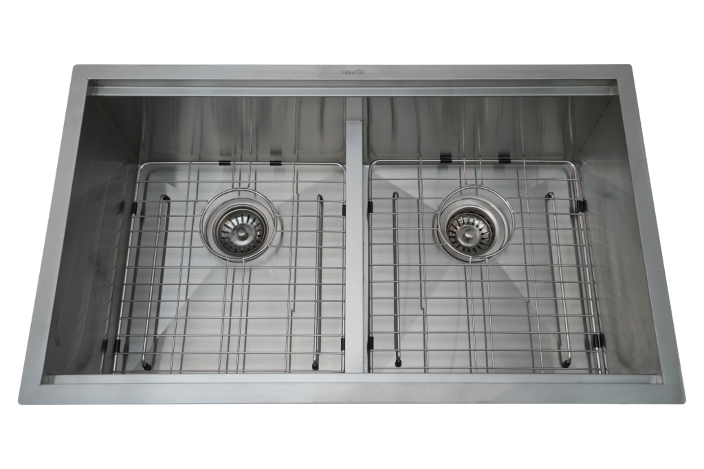 stainless steel handcrafted kitchen sink under mount