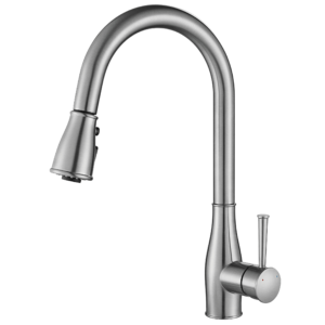  stainless steel, single handle, high arc spout, modern design