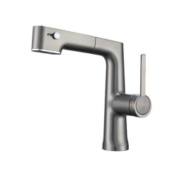  stainless steel, single handle, high arc spout, modern design