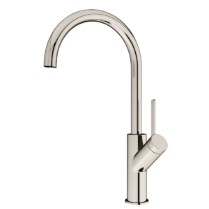  stainless steel, single handle, high arc spout, modern design