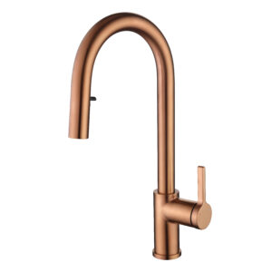 stainless steel, single handle, high arc spout, modern design