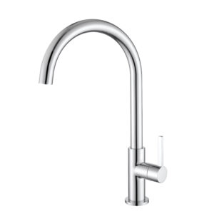  stainless steel, single handle, high arc spout, modern design