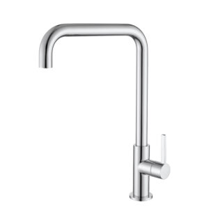  stainless steel, single handle, high arc spout, modern design