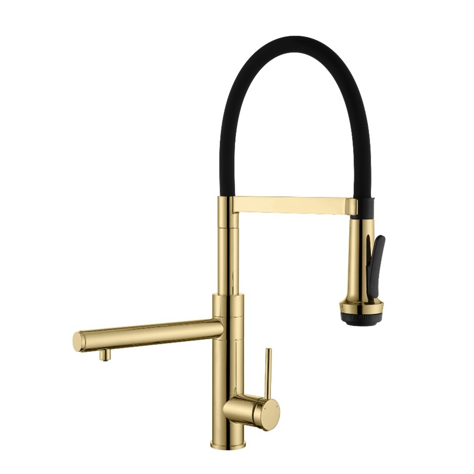 stainless steel, single handle, high arc spout, modern design