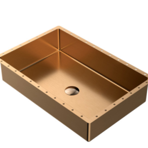 stainless steel handcrafted basin